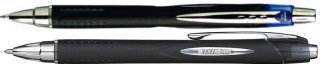 Caneta Uniball Jetstream Retratil Rollerball 1.0  Az/pt  Sxn-210 Emborrachada