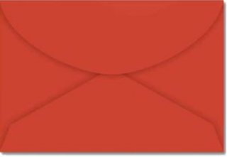 Envelope Visita Vermelho 72X108