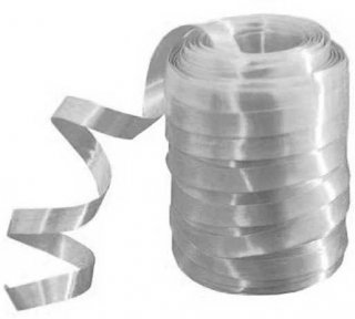 Fitilho Plastico 5Mmx50Mt Prata - Rolo