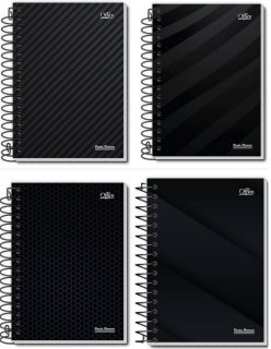 Caderno Cd 80 Fls Espiral Peq 1/4  Pauta Branca Office  500334