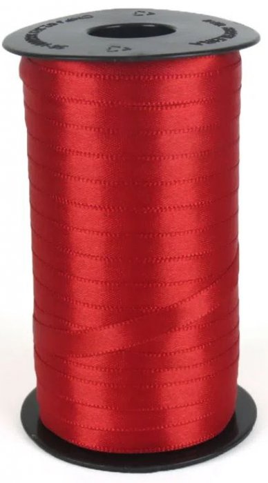 Rolo Fita Cetim 07Mm 100M Vermelho Paixao Cinderela