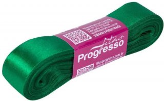 Fita Cetim 22Mm X 10 Mt Verde Bandeira  Cinderela