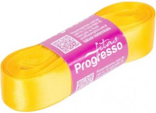 Fita Cetim 22Mm X 10 Mt Amarelo Ouro 038 Progresso