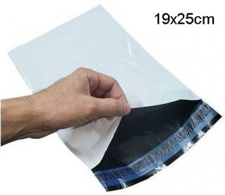 Envelope Seguranca Ecommerce 19X21+4Cm C/aba Adesiva Br/pt Ref.91181