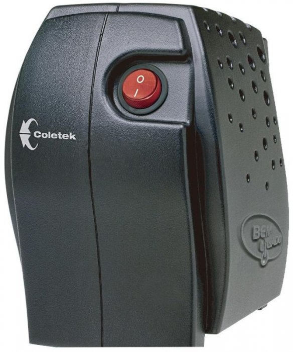 Estabilizador Coletek Es-500Va -Entrada Bivolt Manual -Saida 115V