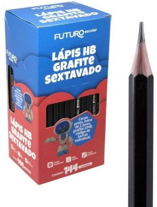 Lapis Preto *futuro Sextavado 2/hb  Fe092221