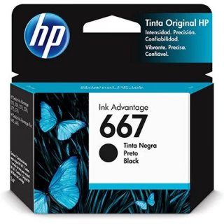 Cartucho Hp 667 3Ym79Ab Preto 2Ml