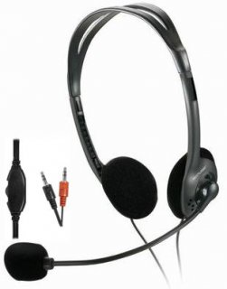 Headset Fone C/microfone Oex Hs105 P2/p2