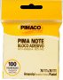 Bloco Adesivo *pimaco* 76X76Mm Amarelo Pastel 100Fls