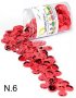 Lantejoula N6 2Gr Metalizada Vermelho - Real Seda