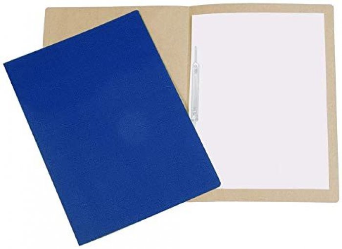 Pasta Grampo Trilho Papelao Polycart/frama Azul  335-73