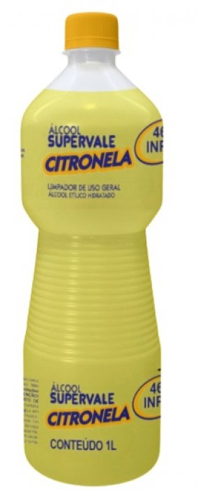 Alcool Liquido Perfumado Citronela ***46% - Litro Super Vale