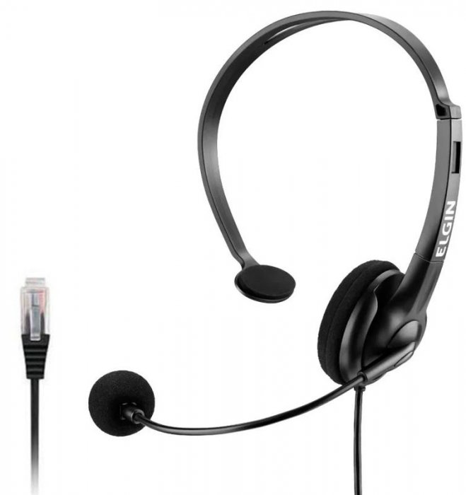 Headset P/telefone Rj9 Intelbras Chs40 - Fone C/microfone