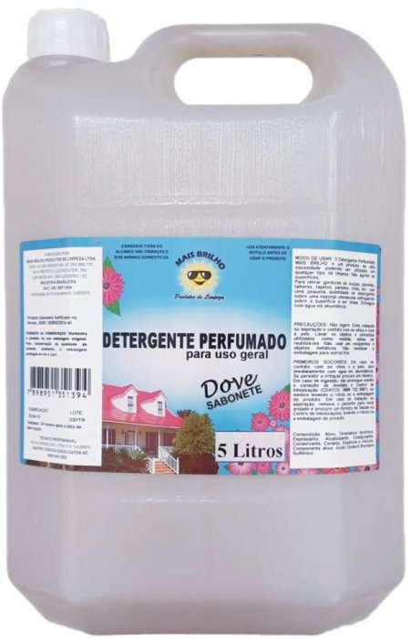 Sabonete Liquido 5L - Mais Brilho - Dove