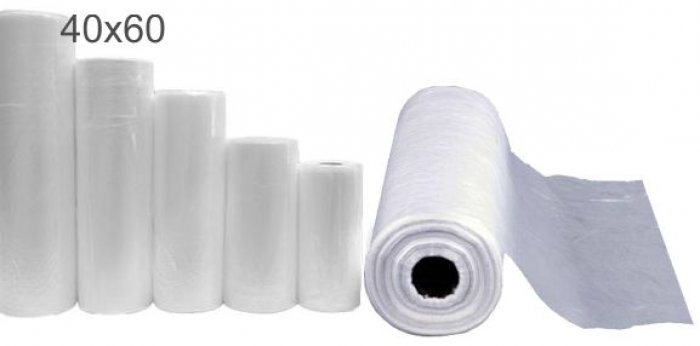 Bobina Picotada Plastica 40X60X0,015 12Kg C/500 - Rolo