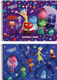 Caderno Desenho Cd 80F Divertidamente 2  Foroni