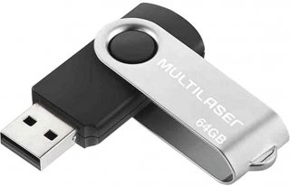 Pen Drive 64Gb  *** Multilaser Twist *** 2.0