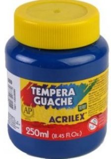 Guache *acrilex 250Grs Azul Turquesa Ref.501