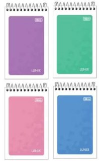 Caderneta Flex 60 Fls Apontamento Lunix Tilibra 77X126 1/16