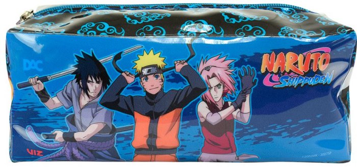Penal Dac 1 Ziper Naruto Grande 4419 Estojo 20,5X8,7X7,5Cm