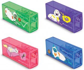 Apontador Faber C/deposito Pets - 125Petzf