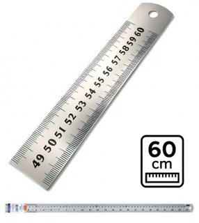 Regua Aco Inox ***brw  Re3001*** 60Cm