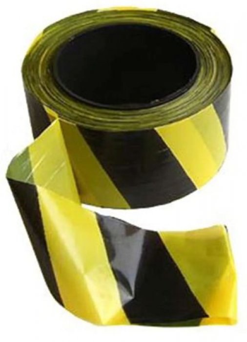 Fita Isolamento Demarcacao Area Plast Zebrada 70X200Mt Fina Plastcor