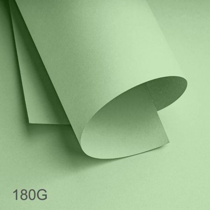 Papel A4 180Gr Liso ***folha Avulsa*** Verde Claro Masterprint Diplomata