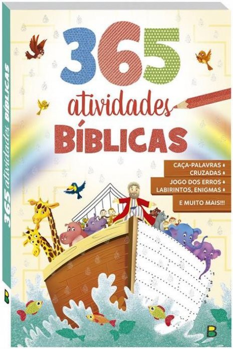 Livro ** Atividades/colorir 365 Biblicas 288P