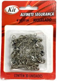 Alfinete Seguranca Kit N3 - Cx/30