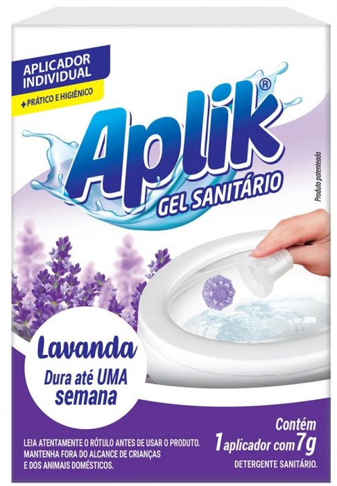 Gel Adesivo Sanitario Lavanda Aplik 7G