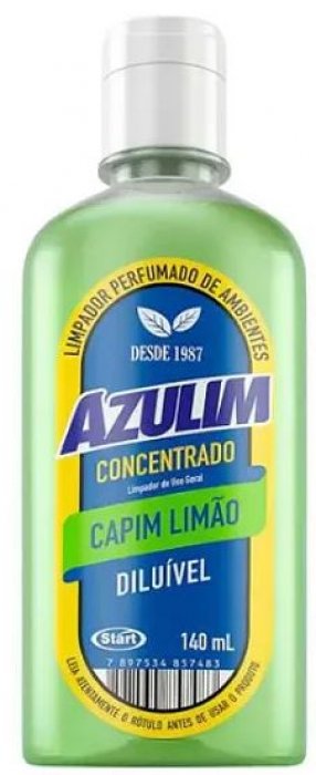 Essencia Limpador Perfumado Azulim Capim Limao 140Ml Aromatizante