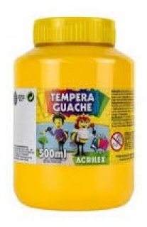 Tempera Guache 500 Ml Amarelo Ouro