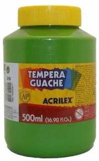 Tempera Guache 500 Ml Verde Folha