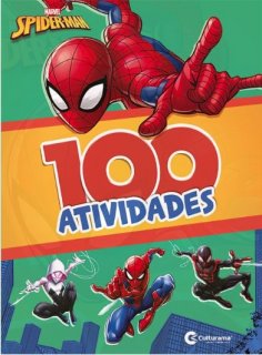 Livro ** Atividades/colorir 100 Spider Man - Culturama
