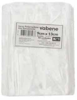 Saco Plastico Pp N01 9X13Cm Pct/50 Vabene