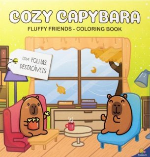 Livro ** Ler Colorir Adesivos Capivara 25X25 26Pag - Todolivro