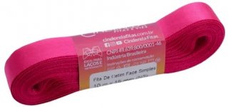 Fita Cetim 15Mm X 10 Mt Pink Cinderela