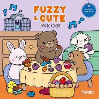 Livro ** Colorir Bobbie Goods Fuzzy e Cute 48Pag 180G - Magic