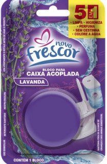 Pastilha Sanitaria P/caixa Acoplada Lavanda Novo Frescor 45G