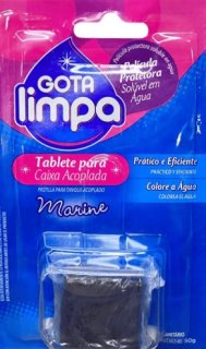 Pastilha Sanitaria P/caixa Acoplada Marine Gota Limpa 50G