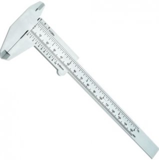 Paquimetro Plastico 15Cm 6Pol Fertak 6315