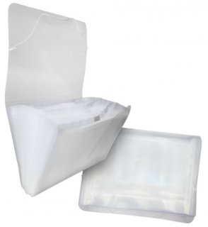 Pasta Sanfona Pp  A4 *31 Div** Cristal - Polibras  91517