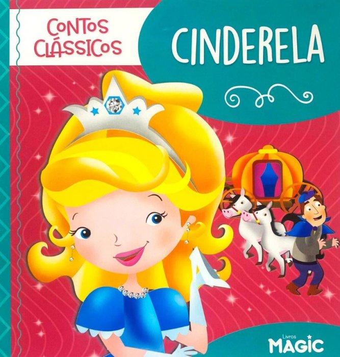 Livro ** Leitura Cinderela 12Pg 20X20 586086 - Magic Kids