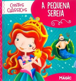Livro ** Leitura Pequena Sereia 12Pg 20X20 - Magic Kids