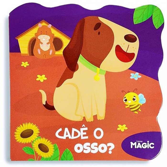 Livro ** Leitura Recortado Cachorro Cade o Osso 10Pg - Magic Kids