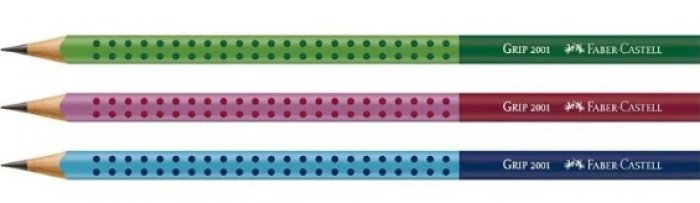 Lapis Preto Faber Eco Grip 2001 N2B - Two Tone  - Triangular