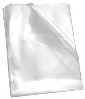 Plastico Medio 010 *4 Furos* C/50 *184717 Polibras* 24X33 Of