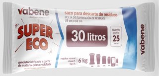 Saco Lixo 030/40L Azul 59X62 *pct/25* 6Kg Vabene