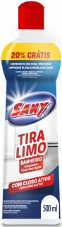 Limpador Sany X14 Tira Limo Banheiro Cloro Ativo 500Ml